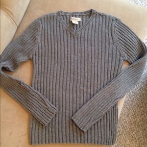 Aeropostale Ribbed V-Neck Sweater Jrs. Medium